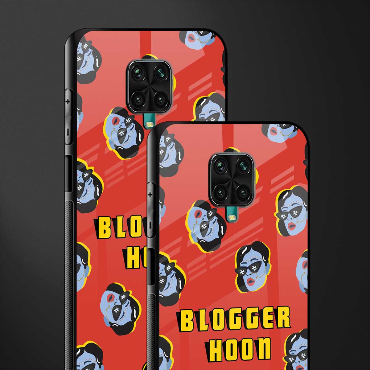 blogger hoon glass case for redmi note 9 pro max image-2