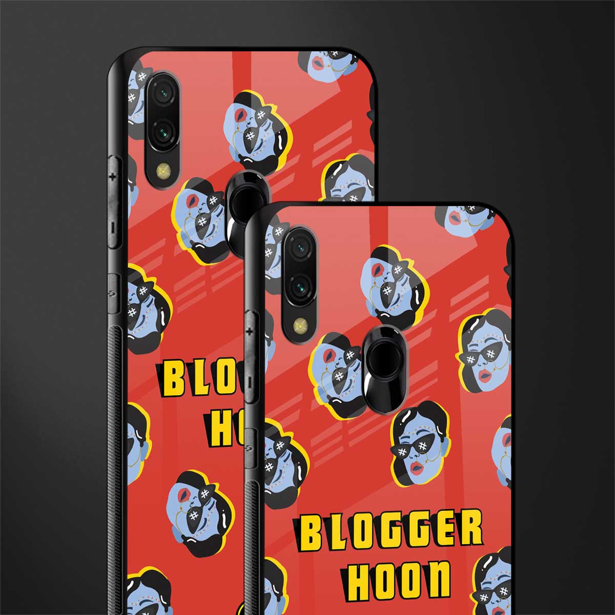 blogger hoon glass case for redmi y3 image-2