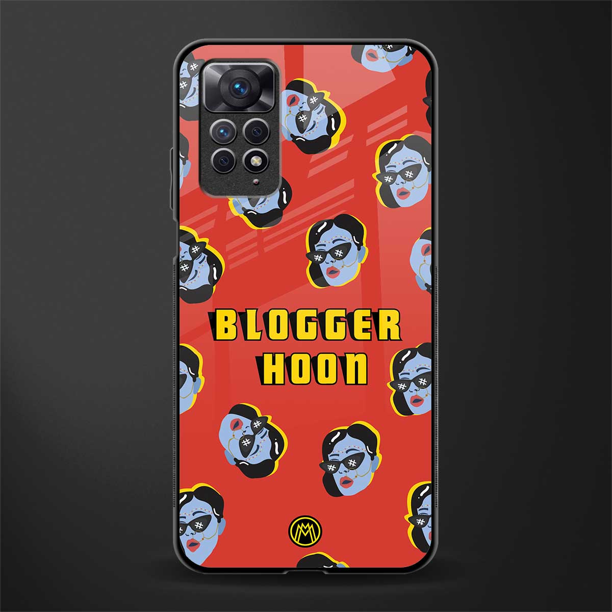 blogger hoon glass case for redmi note 11 pro image