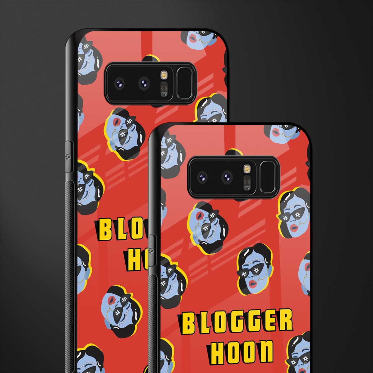 blogger hoon glass case for samsung galaxy note 8 image-2