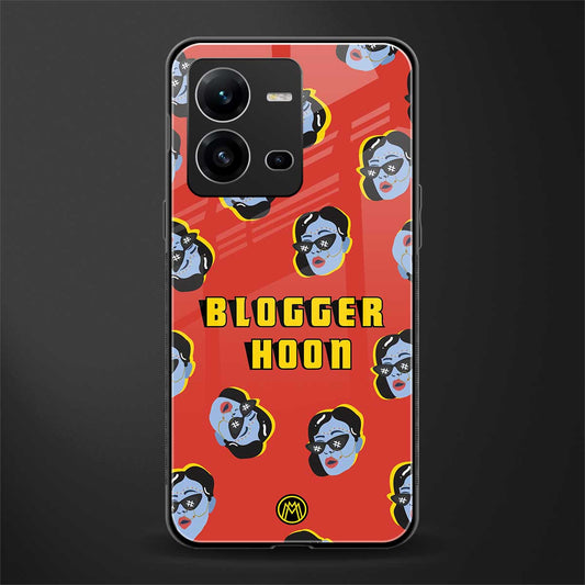 blogger hoon back phone cover | glass case for vivo v25-5g
