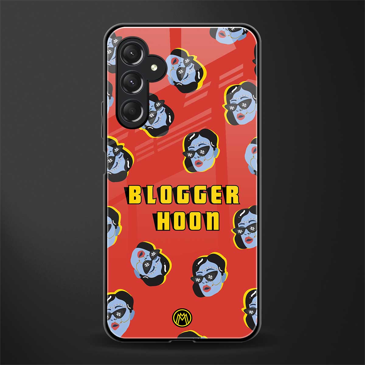 blogger hoon back phone cover | glass case for samsun galaxy a24 4g