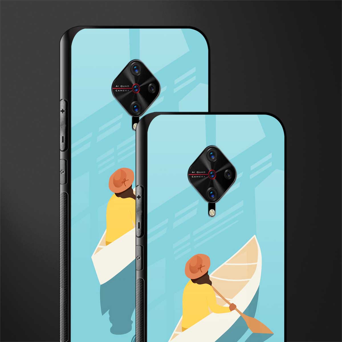boat girl glass case for vivo s1 pro image-2