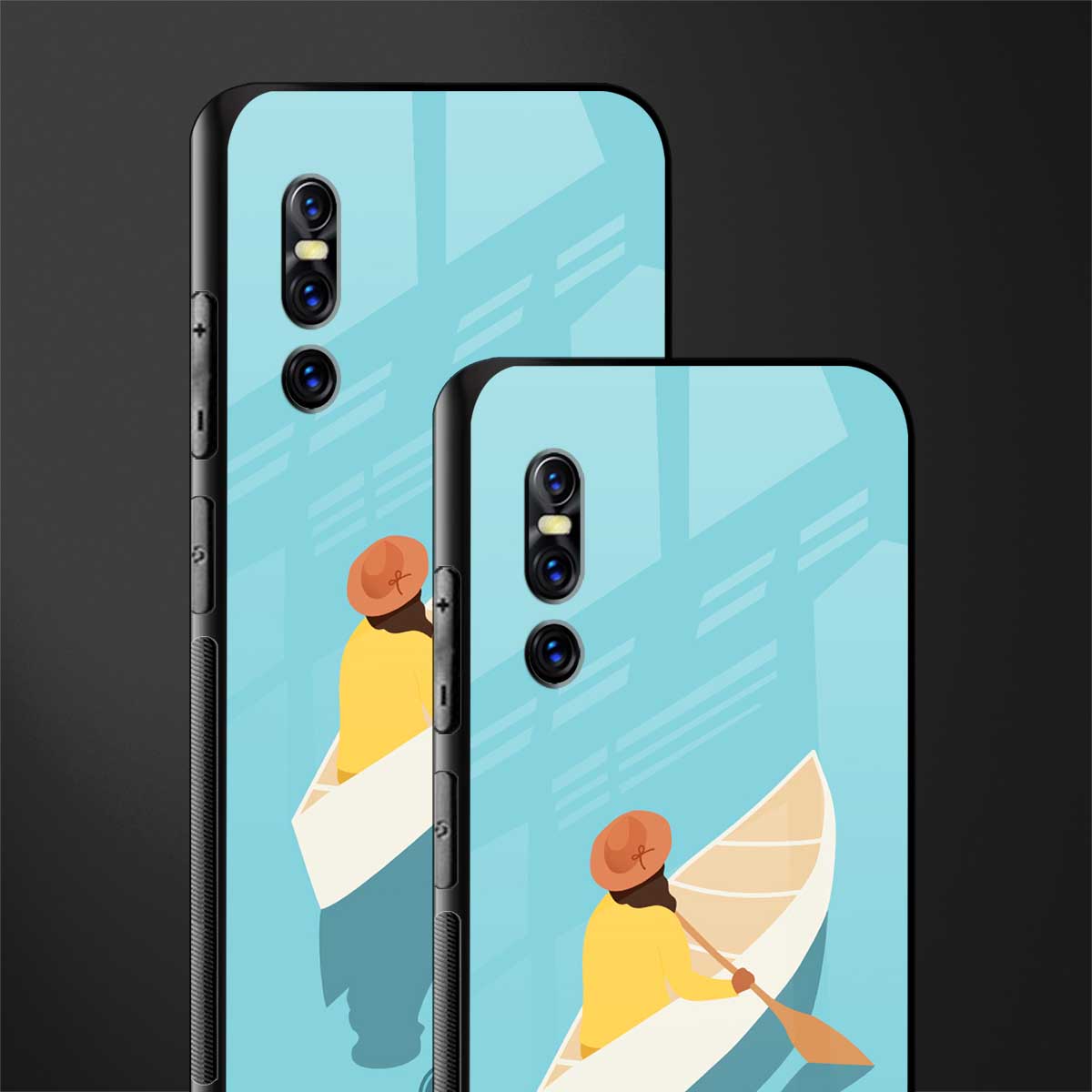 boat girl glass case for vivo v15 pro image-2