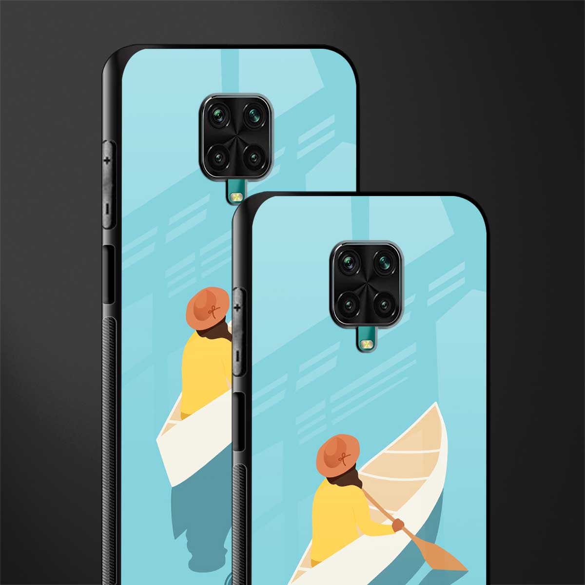 boat girl glass case for redmi note 9 pro max image-2