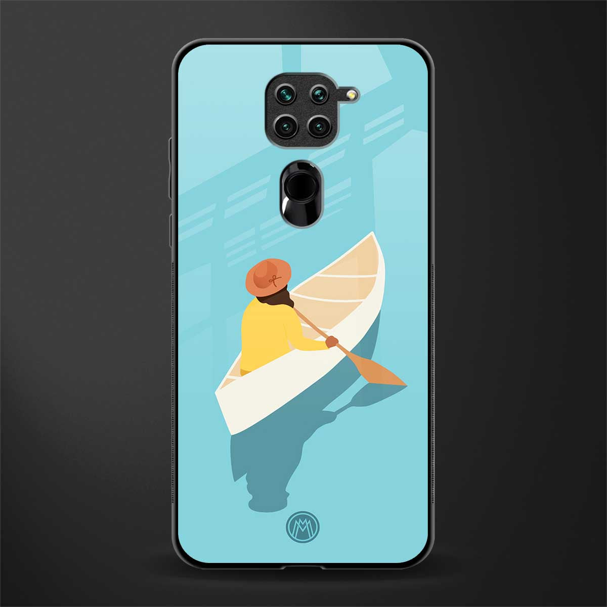boat girl glass case for redmi note 9 image