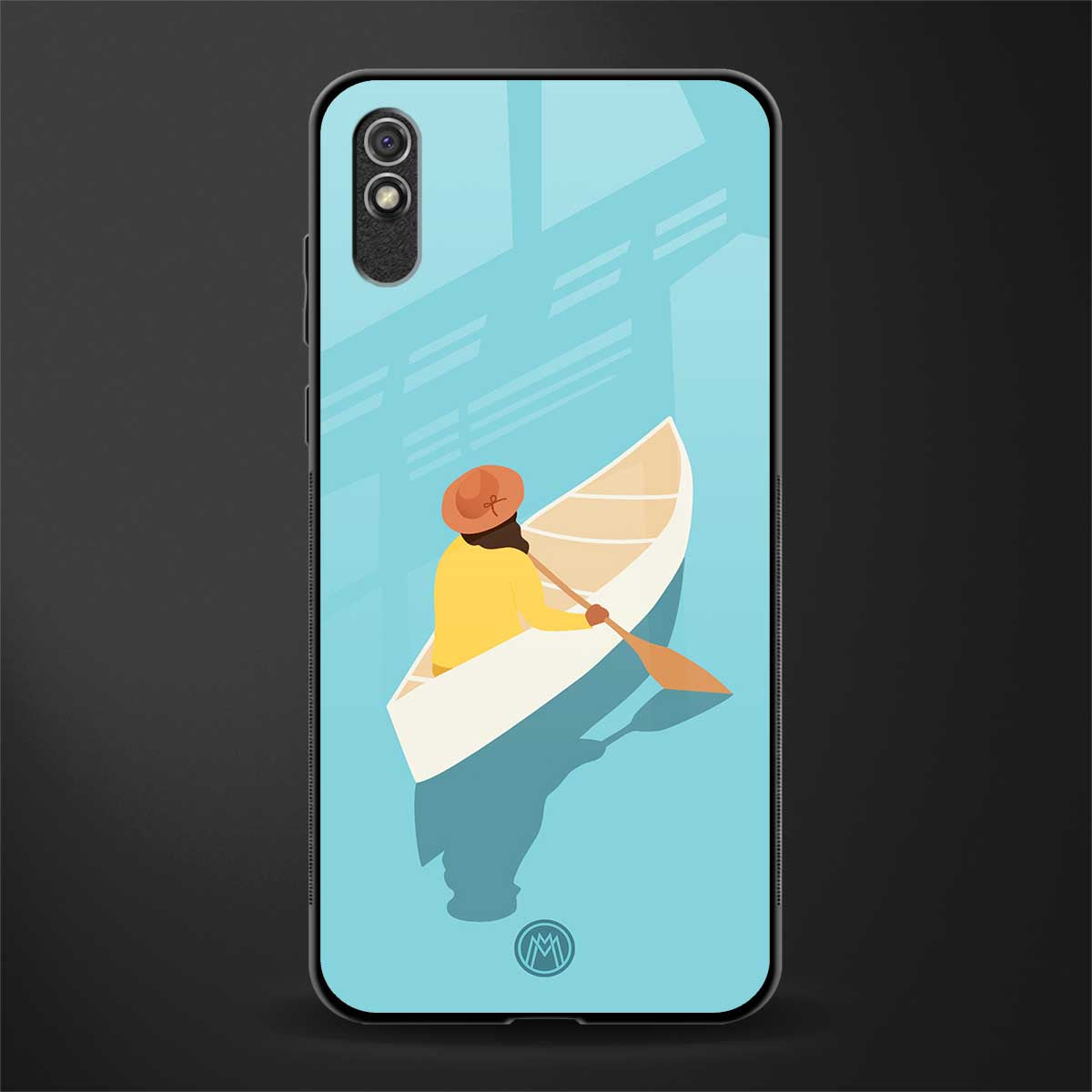boat girl glass case for redmi 9a image