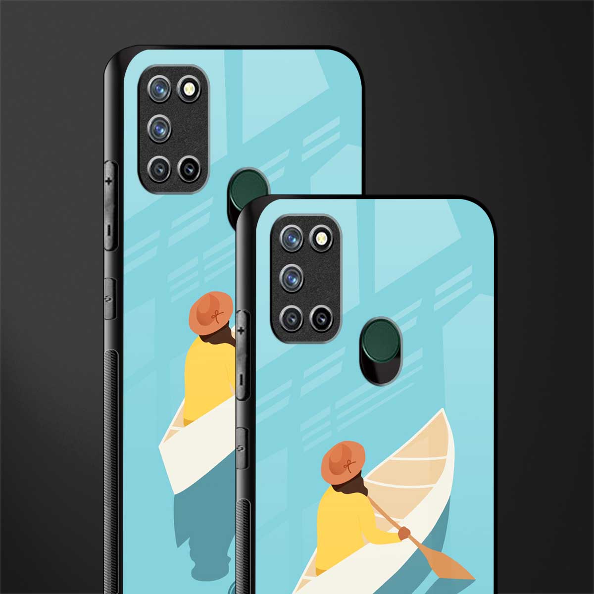 boat girl glass case for realme 7i image-2