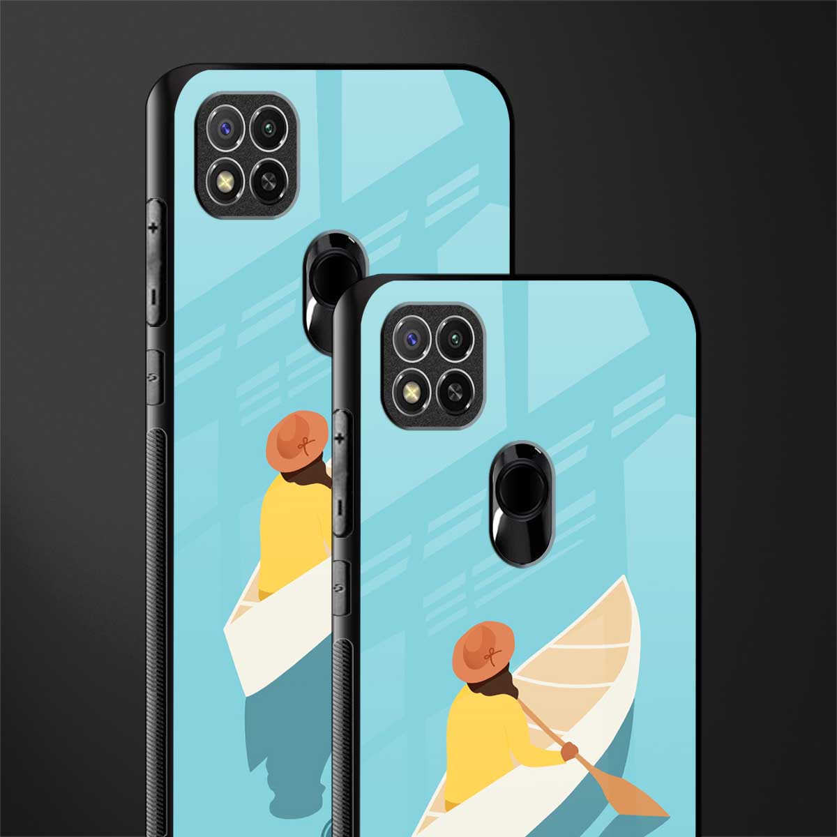 boat girl glass case for redmi 9 image-2