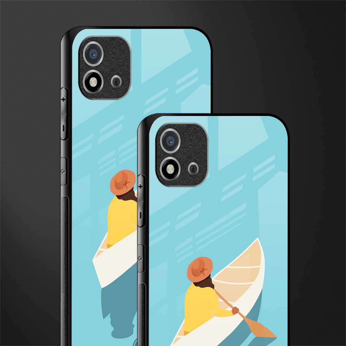 boat girl glass case for realme c20 image-2