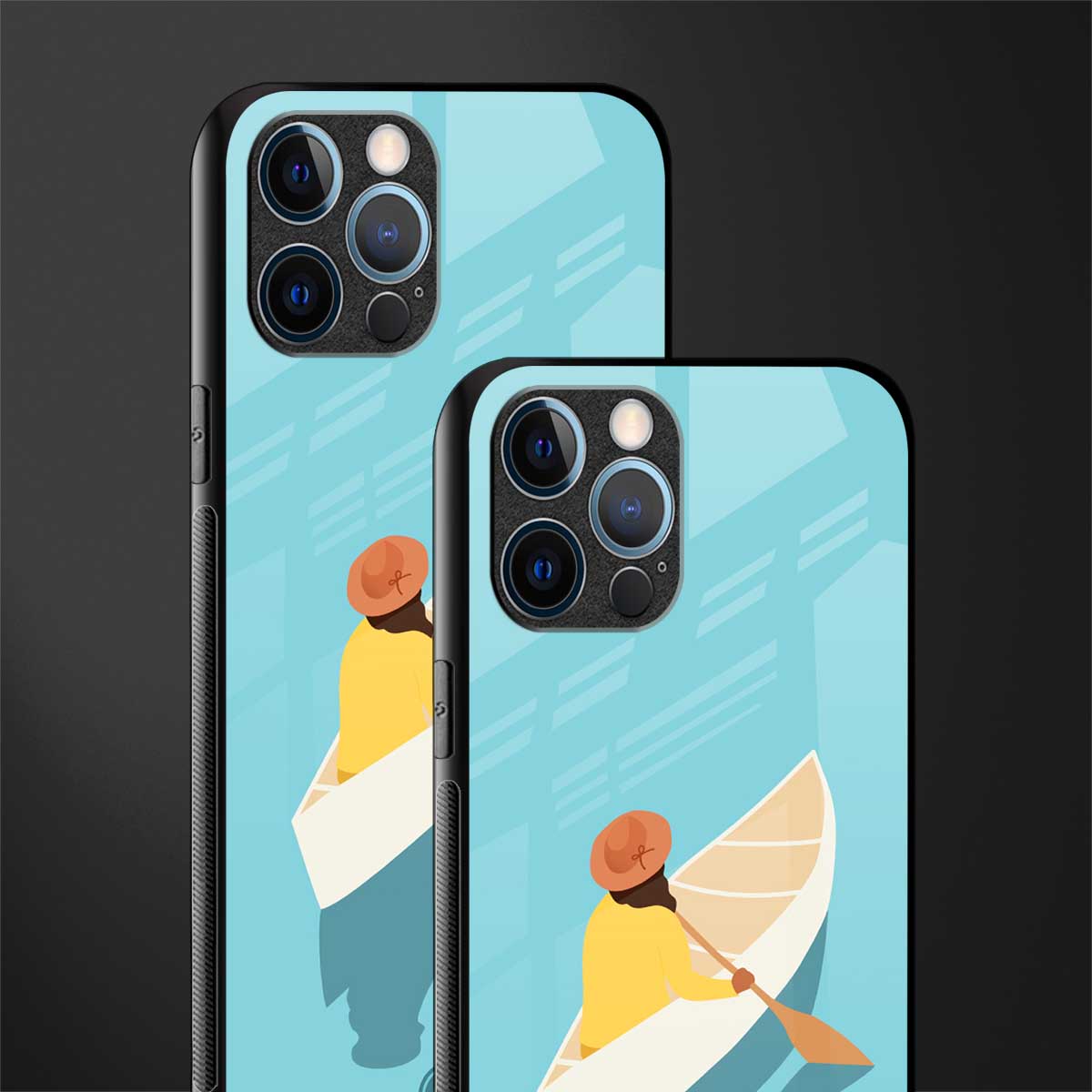 boat girl glass case for iphone 12 pro max image-2