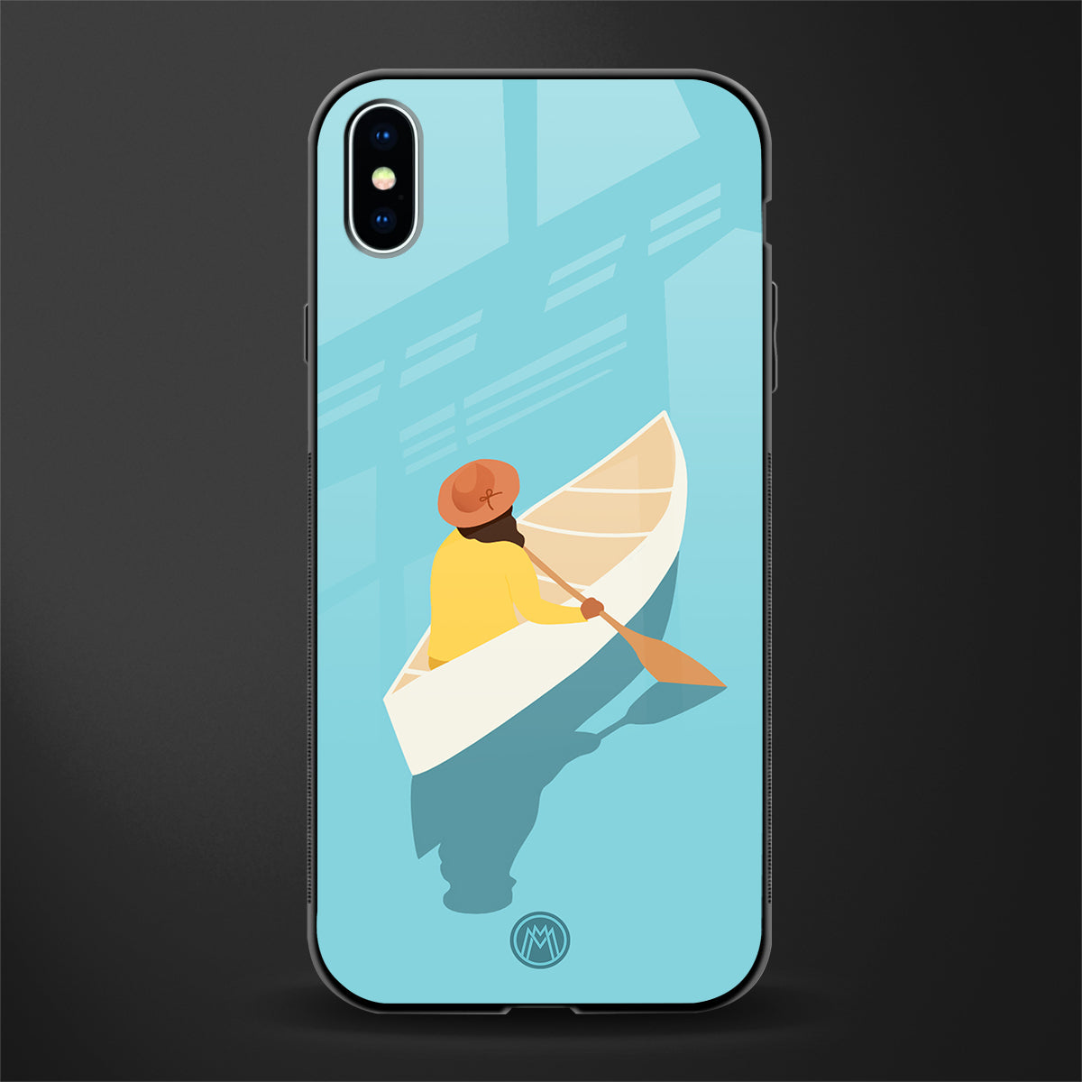 boat girl glass case for iphone xs max image