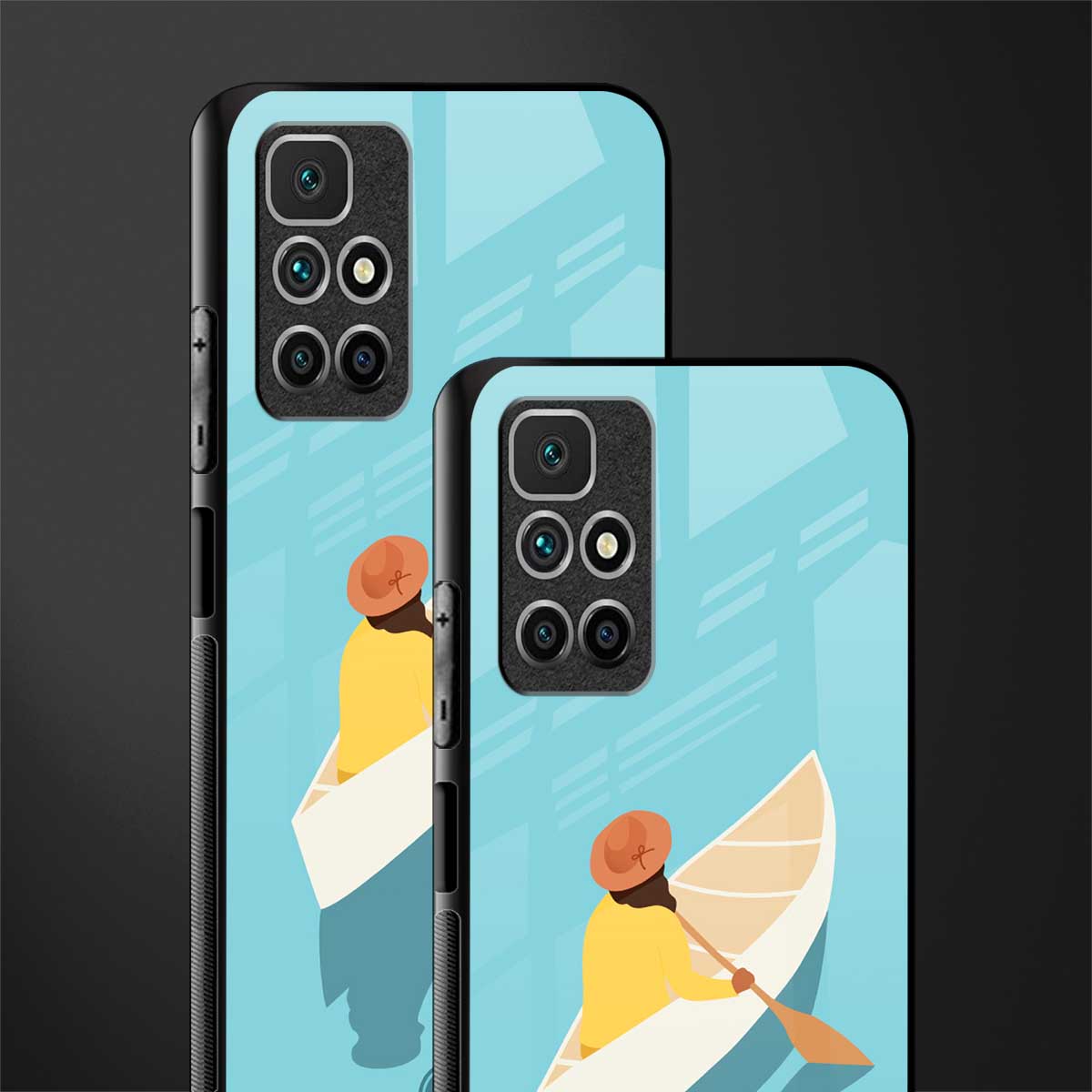boat girl glass case for redmi 10 prime image-2