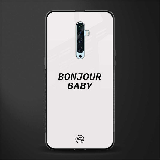 bonjour baby glass case for oppo reno 2f image