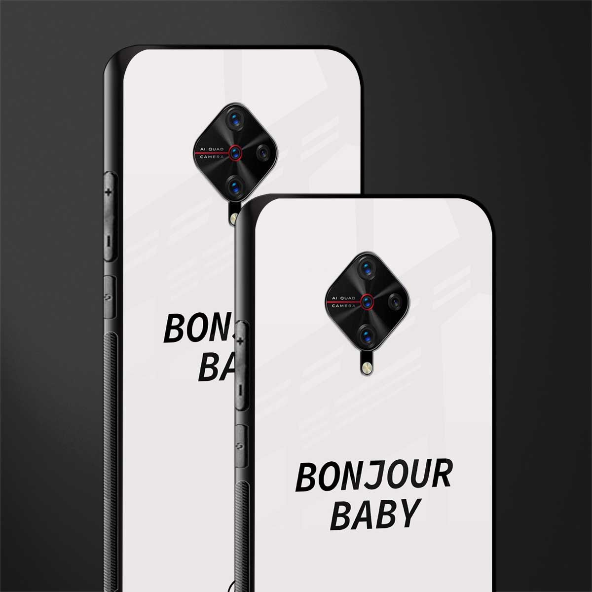bonjour baby glass case for vivo s1 pro image-2