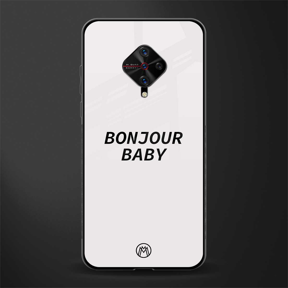 bonjour baby glass case for vivo s1 pro image
