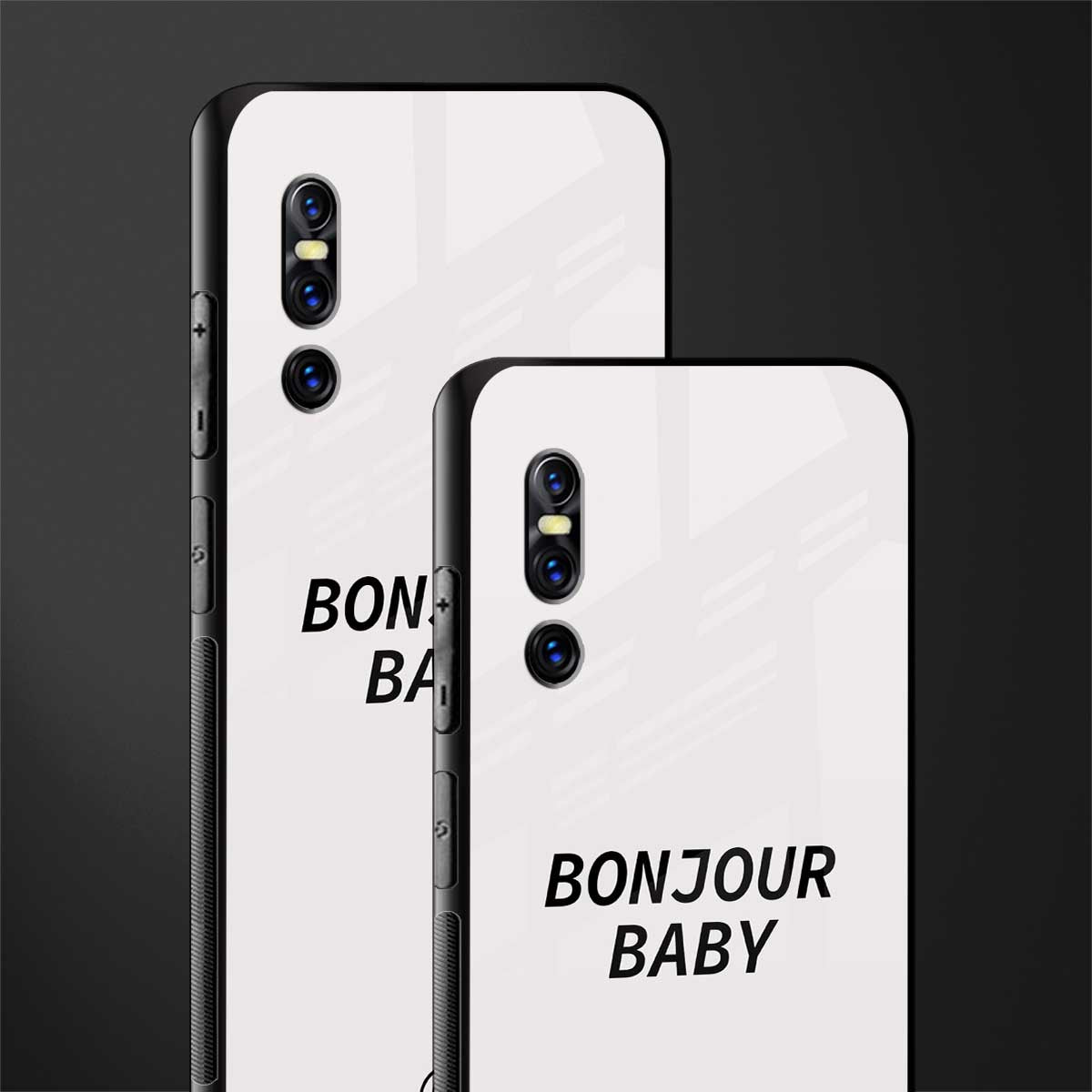 bonjour baby glass case for vivo v15 pro image-2