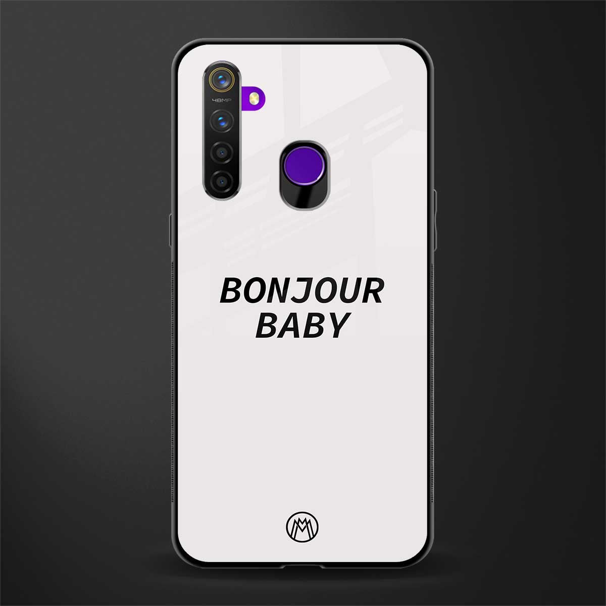 bonjour baby glass case for realme 5s image