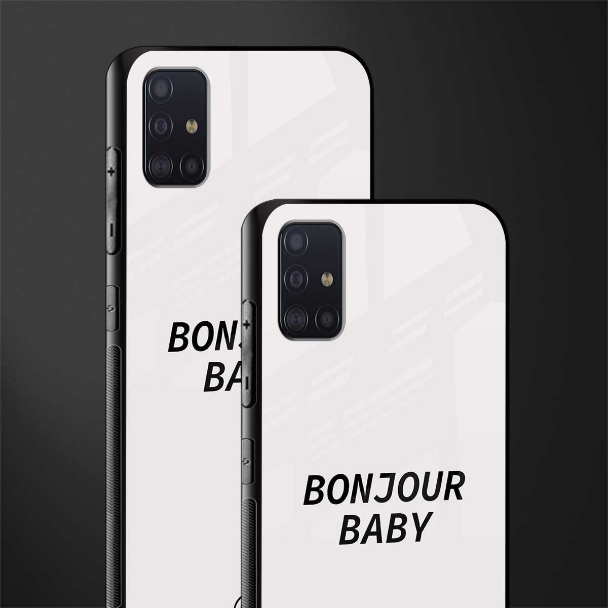 bonjour baby glass case for samsung galaxy a71 image-2