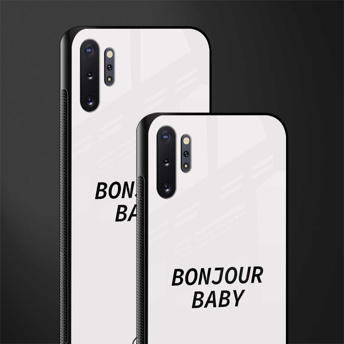 bonjour baby glass case for samsung galaxy note 10 plus image-2