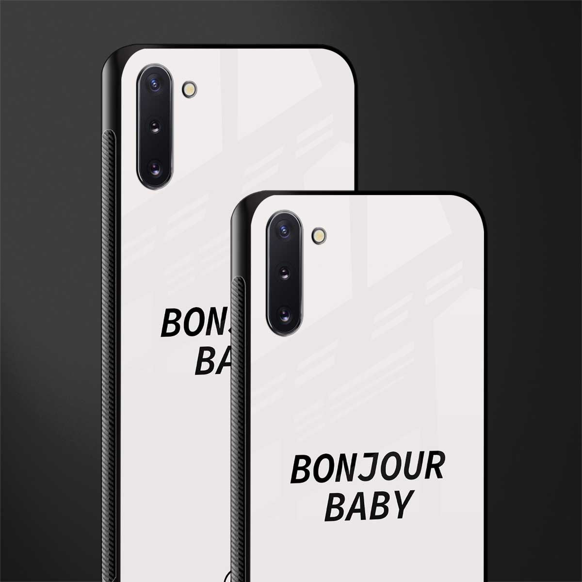 bonjour baby glass case for samsung galaxy note 10 image-2