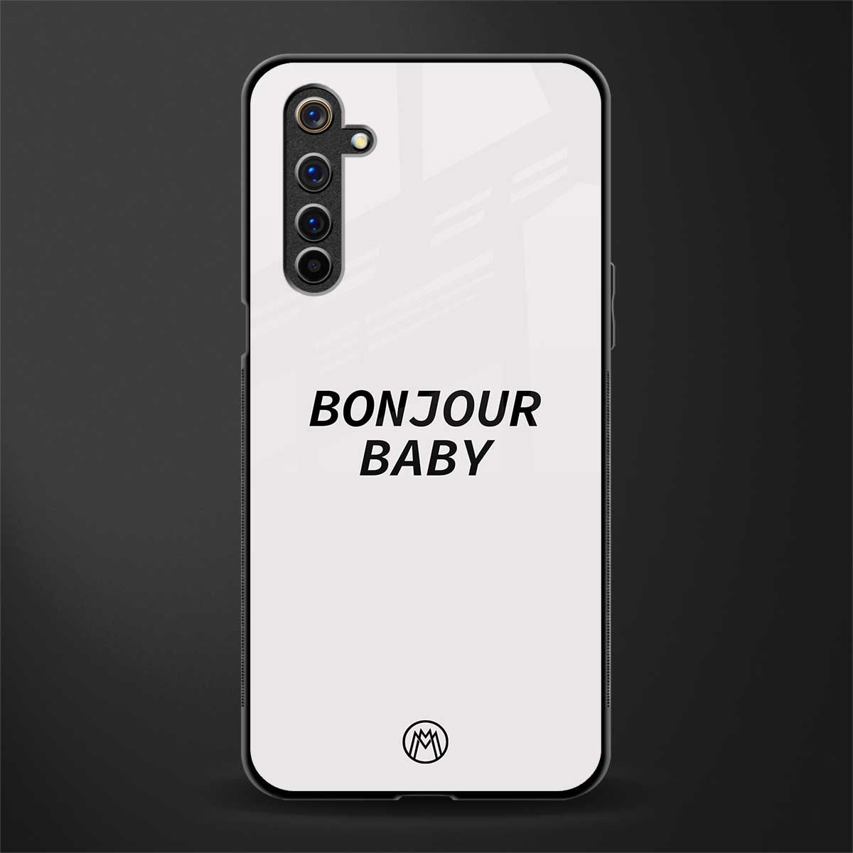 bonjour baby glass case for realme 6i image
