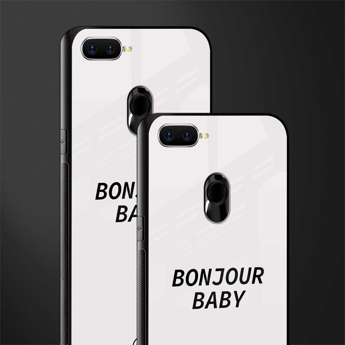 bonjour baby glass case for oppo a5s image-2