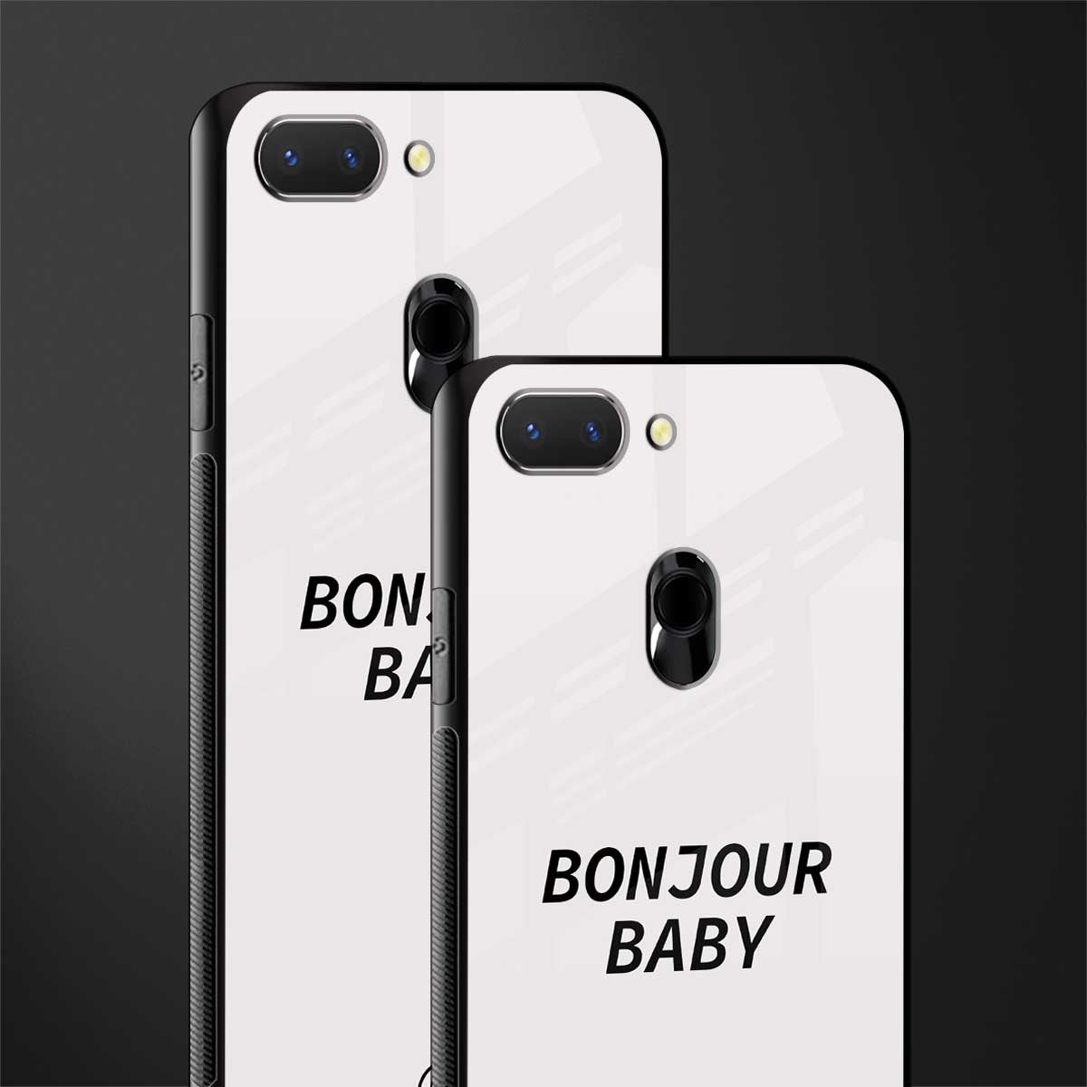 bonjour baby glass case for oppo a5 image-2