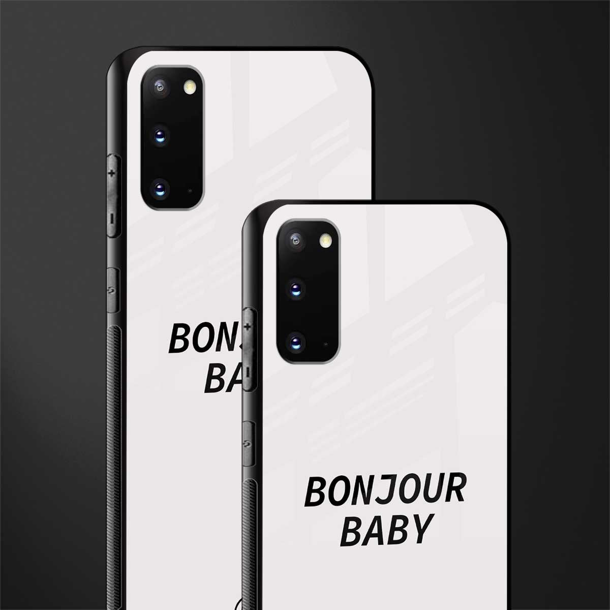 bonjour baby glass case for samsung galaxy s20 image-2