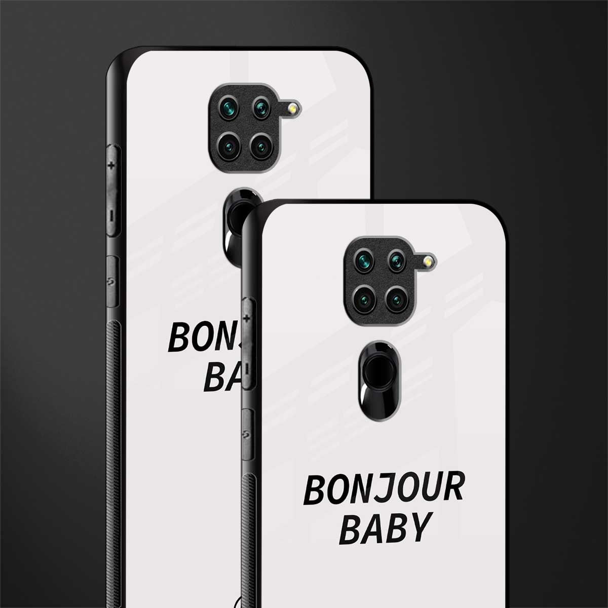 bonjour baby glass case for redmi note 9 image-2