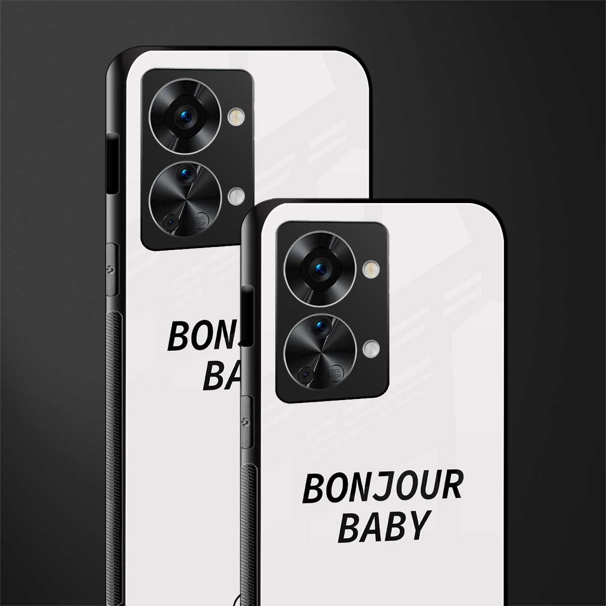 bonjour baby glass case for phone case | glass case for oneplus nord 2t 5g