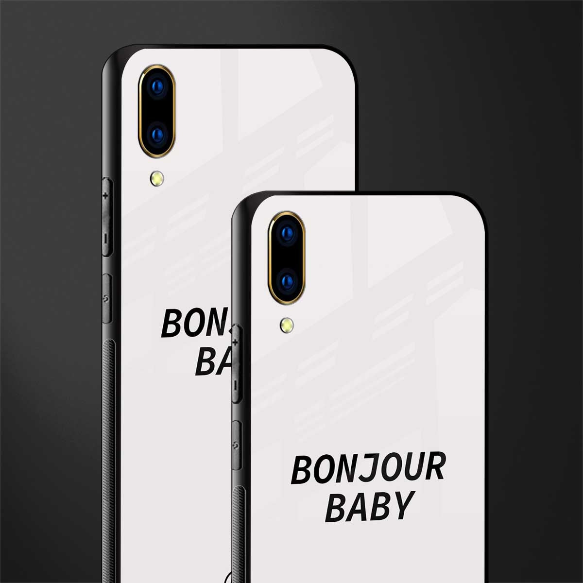 bonjour baby glass case for vivo v11 pro image-2