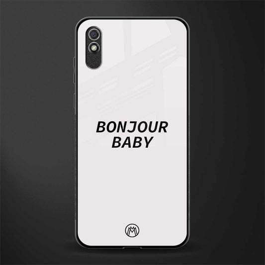 bonjour baby glass case for redmi 9a image