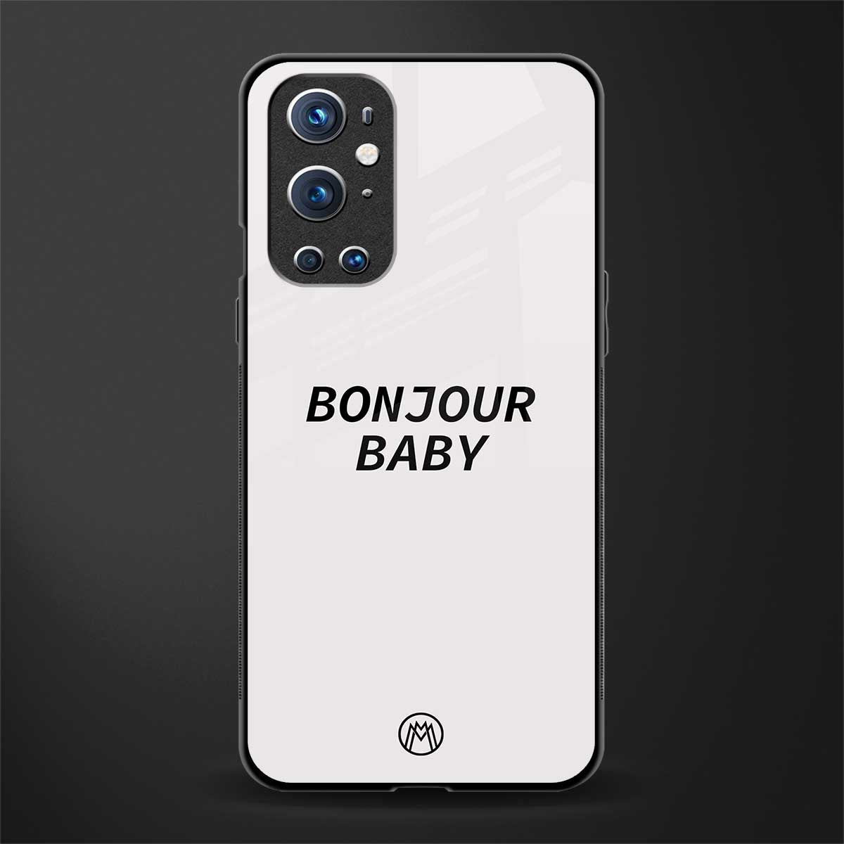 bonjour baby glass case for oneplus 9 pro image