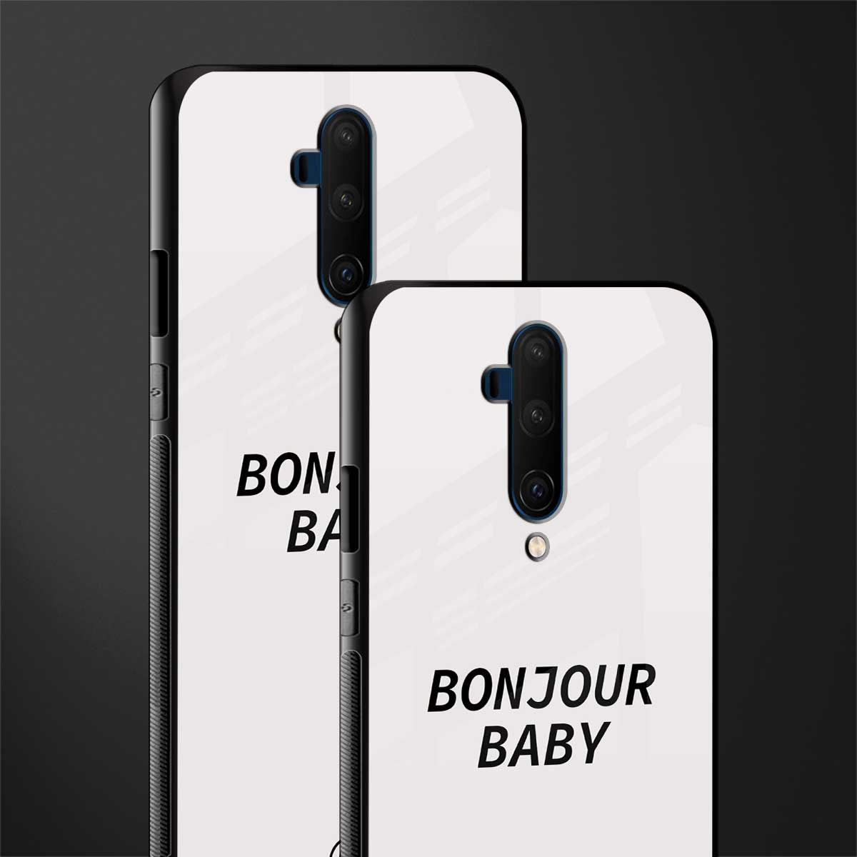 bonjour baby glass case for oneplus 7t pro image-2