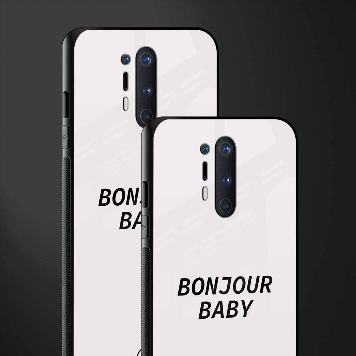 bonjour baby glass case for oneplus 8 pro image-2
