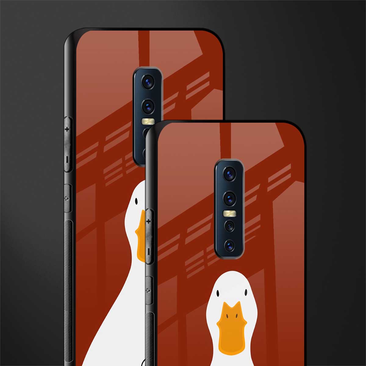 boring goose glass case for vivo v17 pro image-2