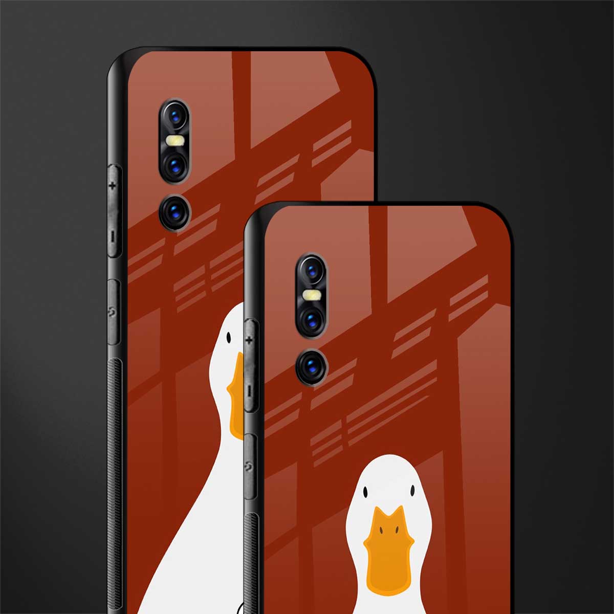 boring goose glass case for vivo v15 pro image-2