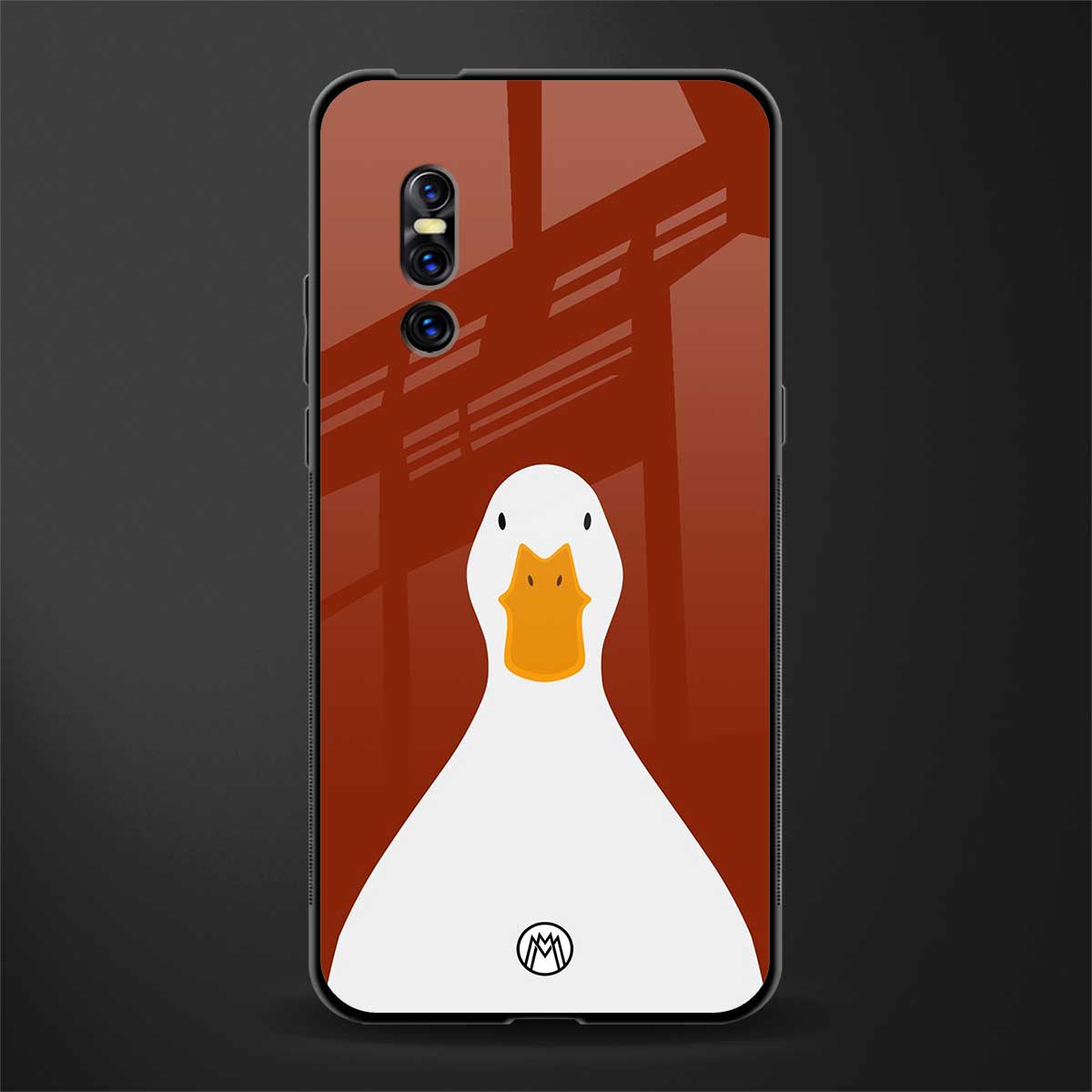 boring goose glass case for vivo v15 pro image