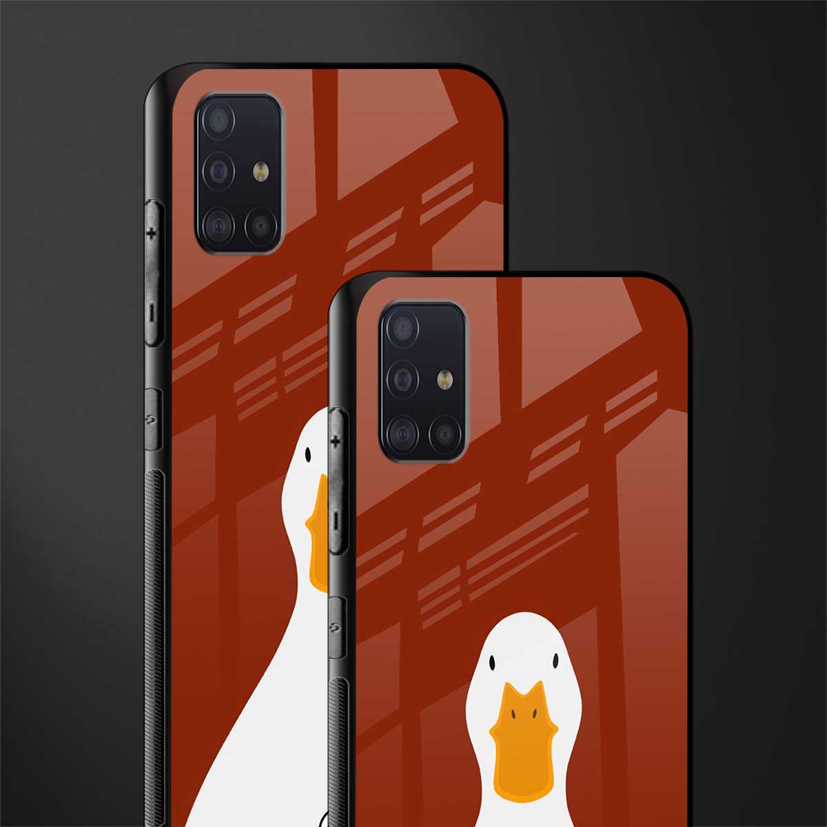boring goose glass case for samsung galaxy a71 image-2