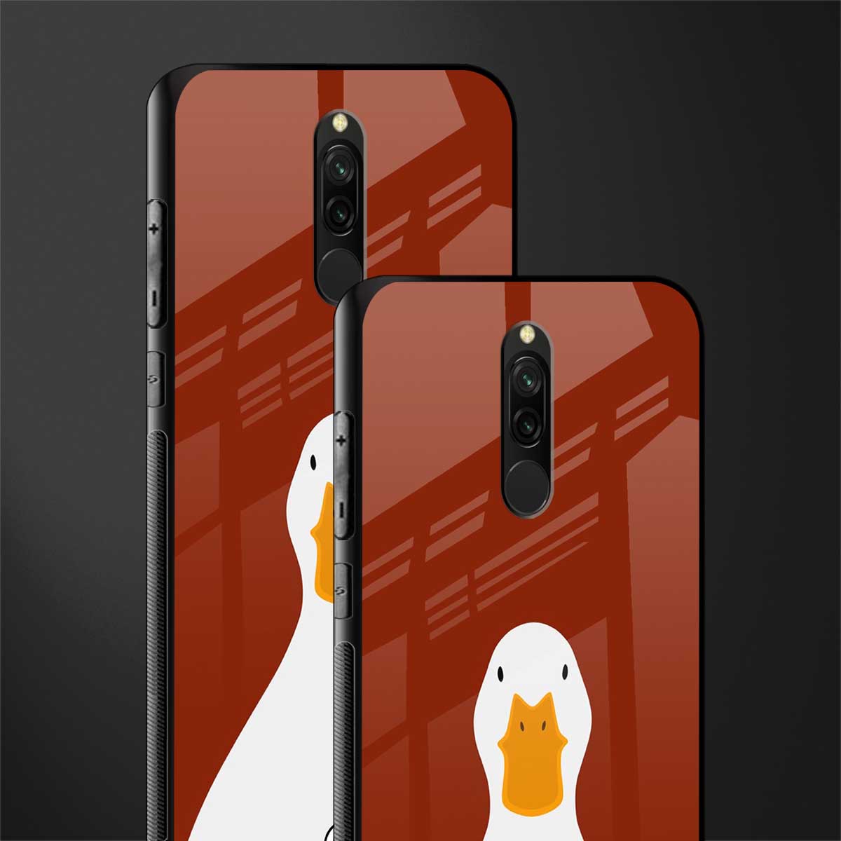 boring goose glass case for redmi 8 image-2
