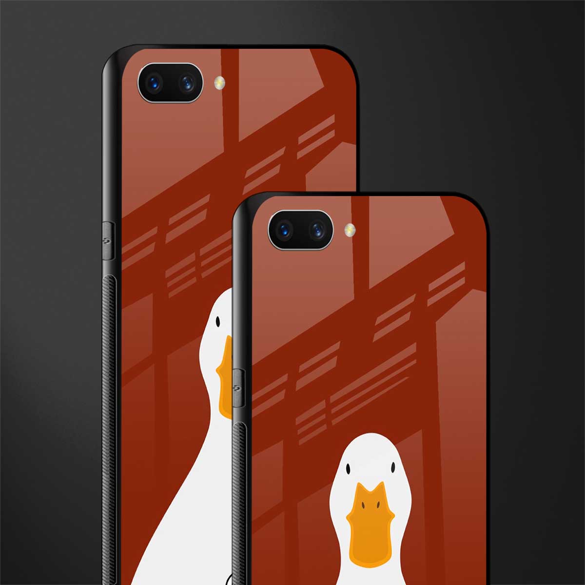 boring goose glass case for realme c1 image-2