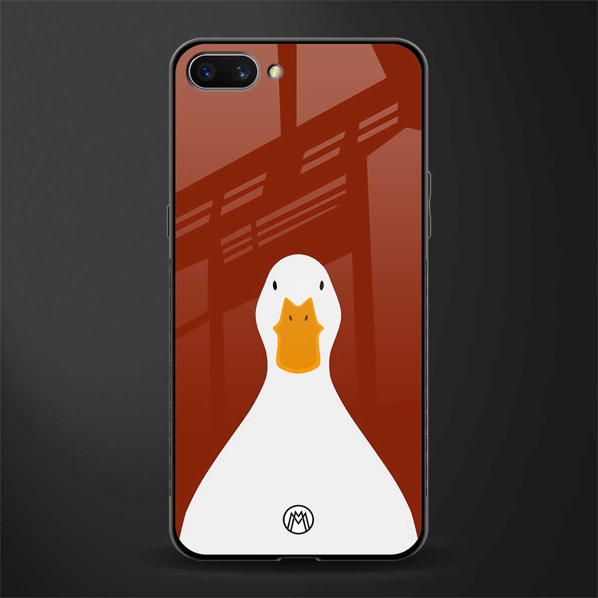 boring goose glass case for realme c1 image