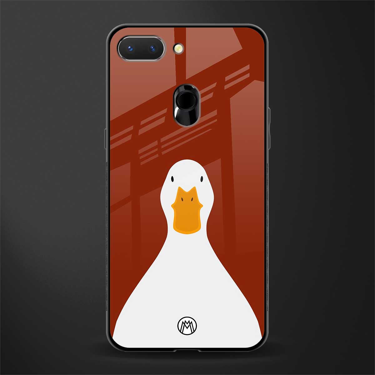 boring goose glass case for oppo a5 image