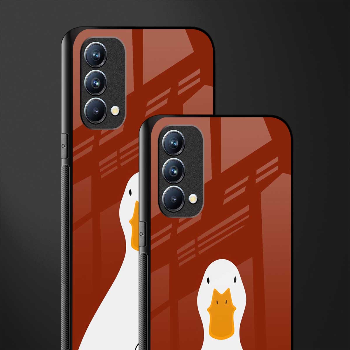 boring goose glass case for oppo f19 image-2