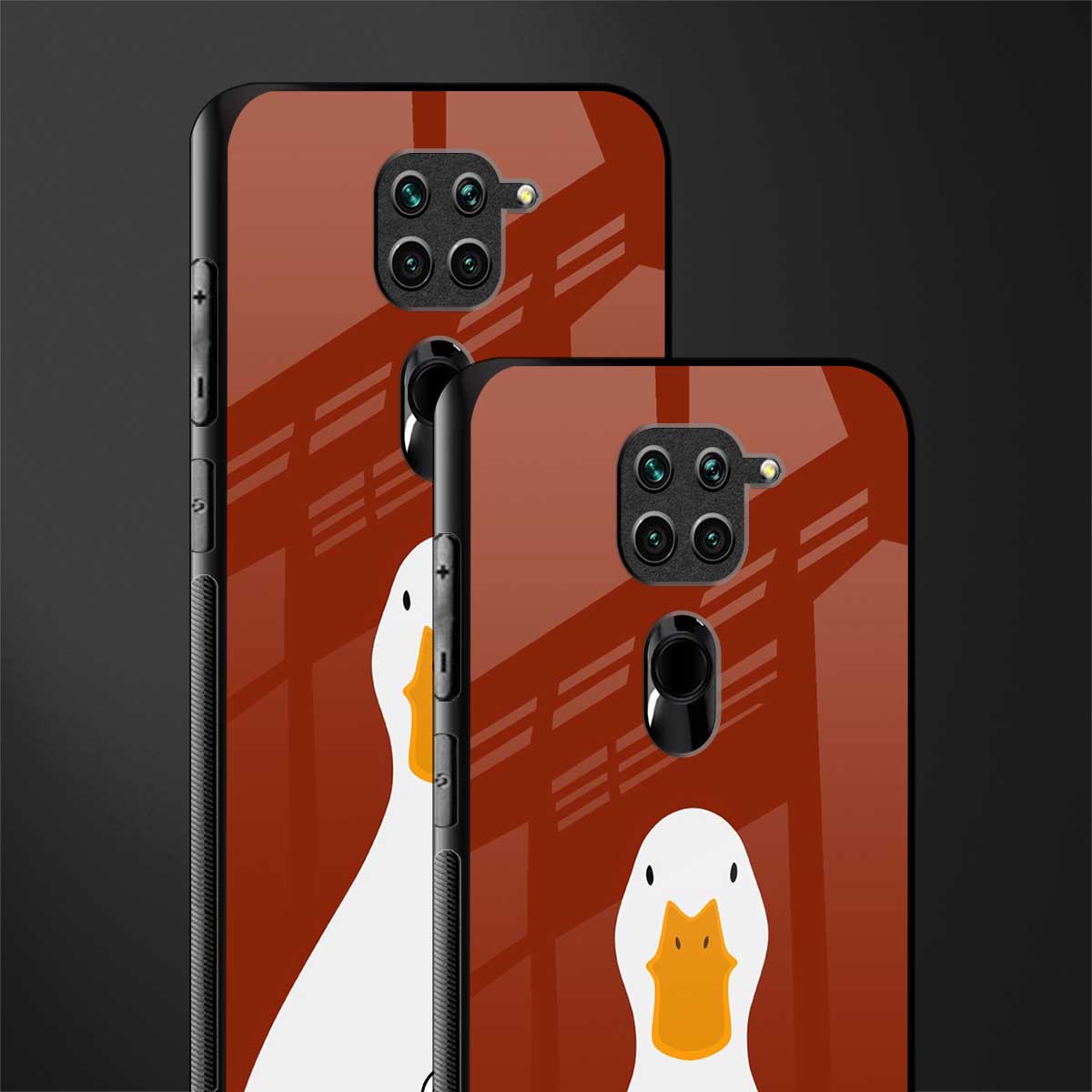 boring goose glass case for redmi note 9 image-2