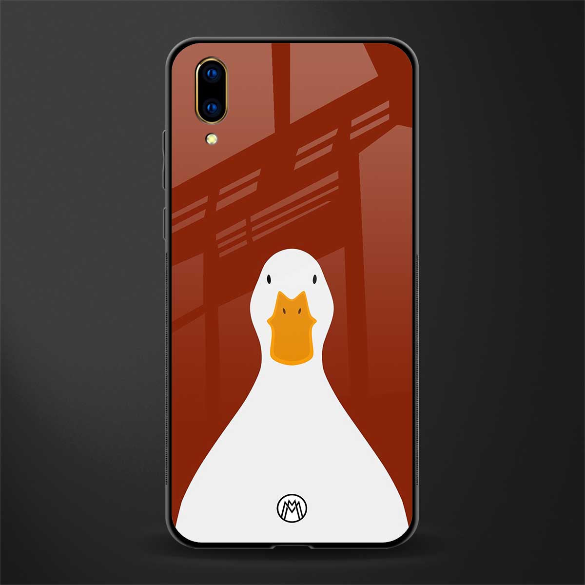 boring goose glass case for vivo v11 pro image