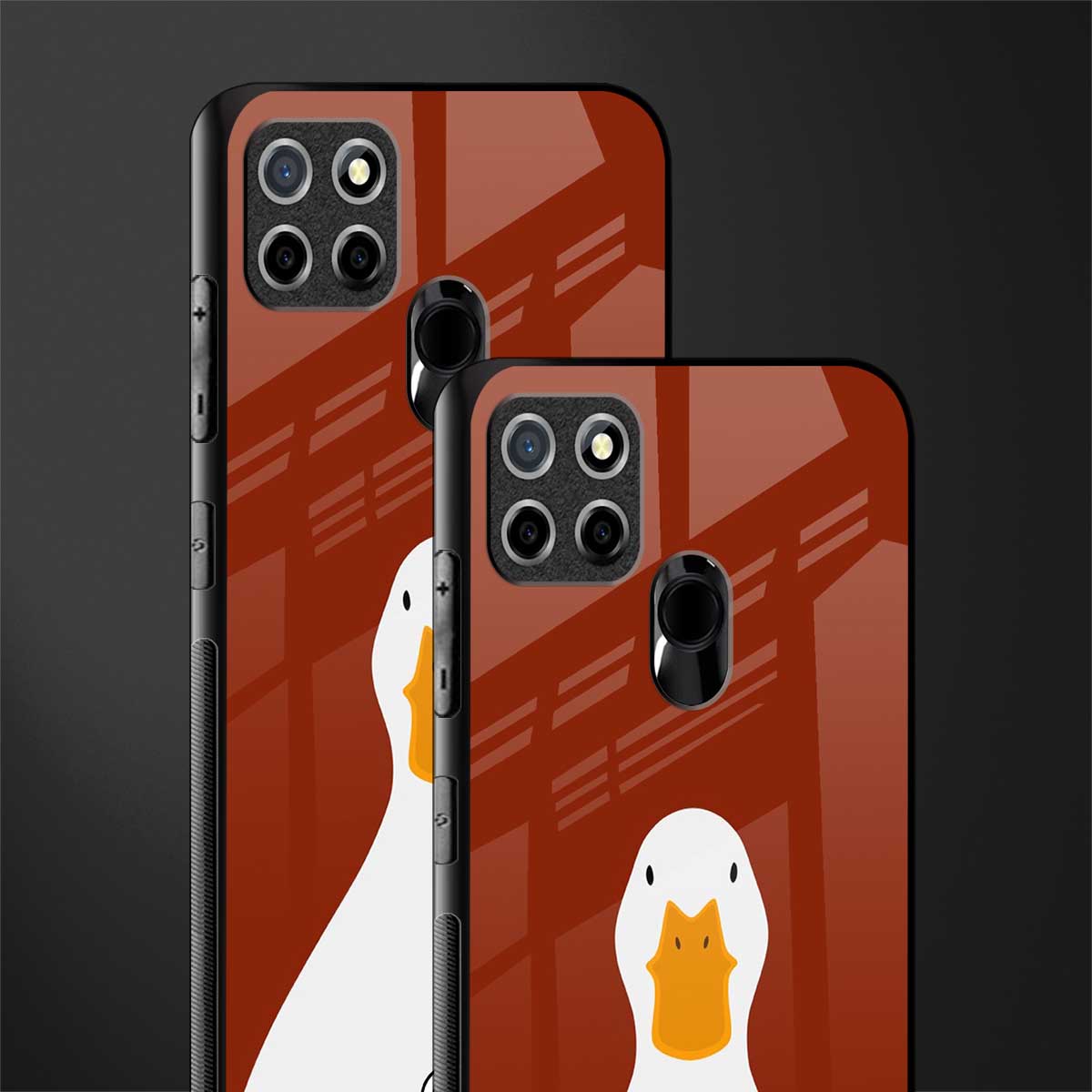boring goose glass case for realme narzo 20 image-2