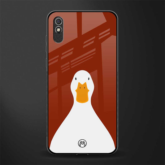 boring goose glass case for redmi 9a image