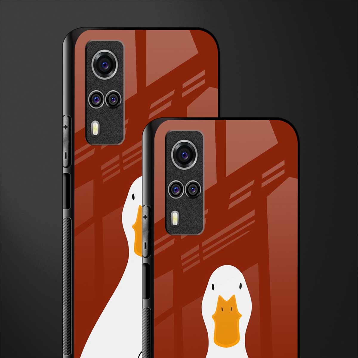 boring goose glass case for vivo y51 image-2